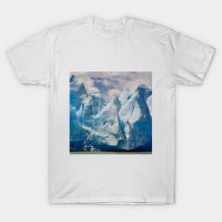 SCENERY 50 - Ice Glacier Arctic Snow Mountain Frost White T-Shirt